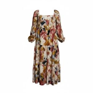EUC DONNA MORGAN Multicolor Abstract Print Maxi Dress Women’s Size 12